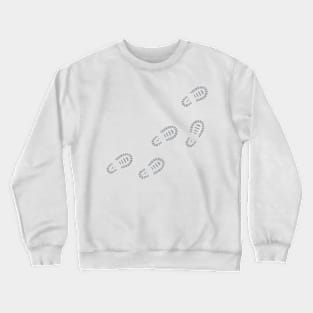 Shoe prints, Footprints Crewneck Sweatshirt